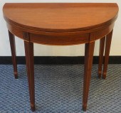 GEORGIAN STYLE INLAID MAHOGANY