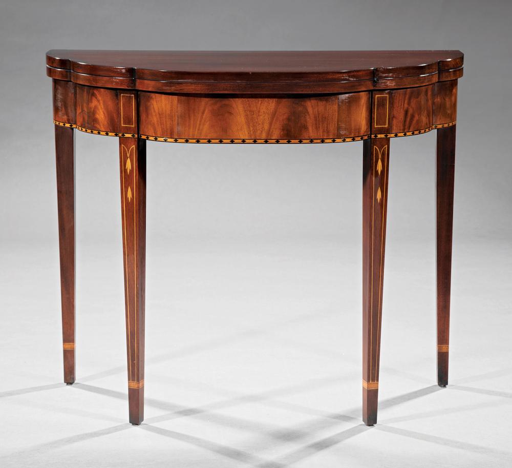 GEORGIAN-STYLE INLAID MAHOGANY