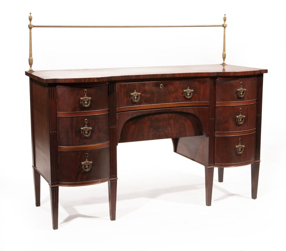 GEORGIAN-STYLE INLAID MAHOGANY