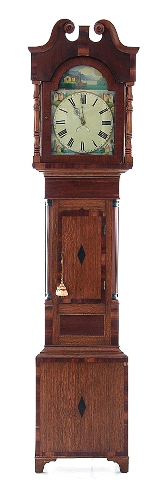 Georgian style inlaid mixed-wood