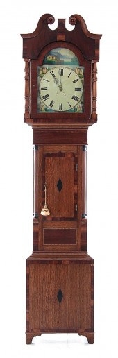 Georgian style inlaid mixed-wo