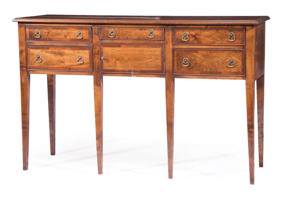 GEORGIAN-STYLE INLAID WALNUT