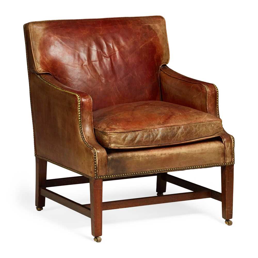 GEORGIAN STYLE LEATHER LIBRARY