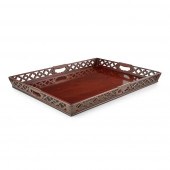 GEORGIAN STYLE MAHOGANY AND BR