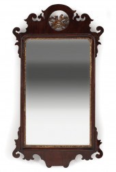 GEORGIAN-STYLE MAHOGANY AND PA