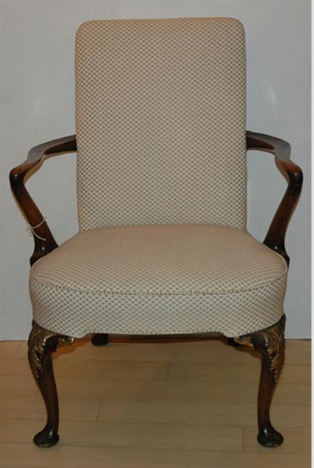 Georgian Style Mahogany Armchair 