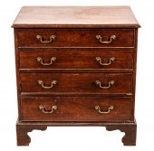 GEORGIAN-STYLE MAHOGANY BACHEL