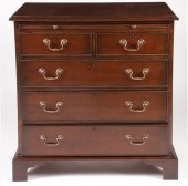 GEORGIAN STYLE MAHOGANY BACHEL