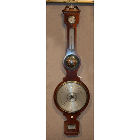Georgian Style Mahogany Barometer