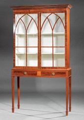 GEORGIAN-STYLE MAHOGANY BOOKCA