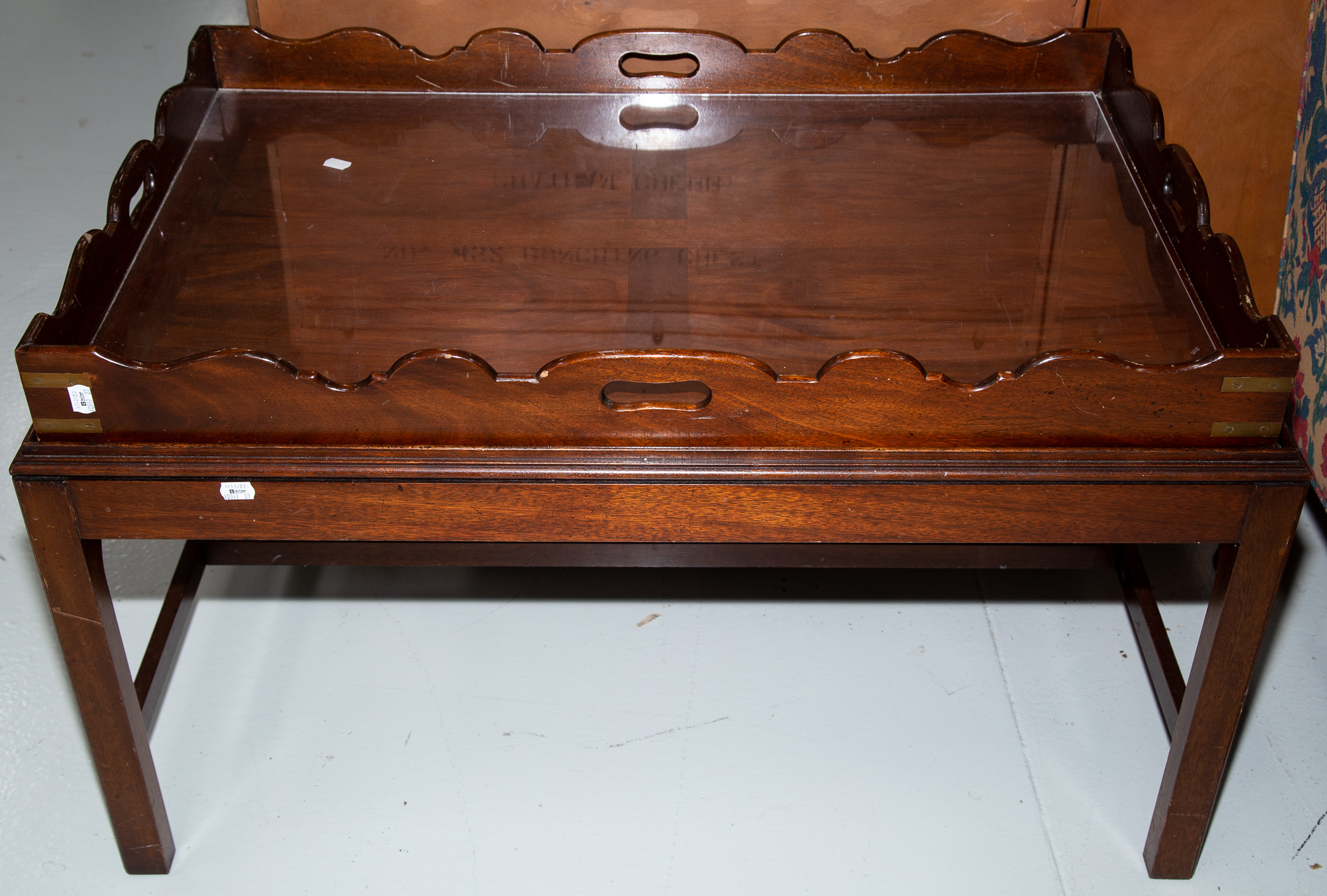 GEORGIAN STYLE MAHOGANY BUTLER'S
