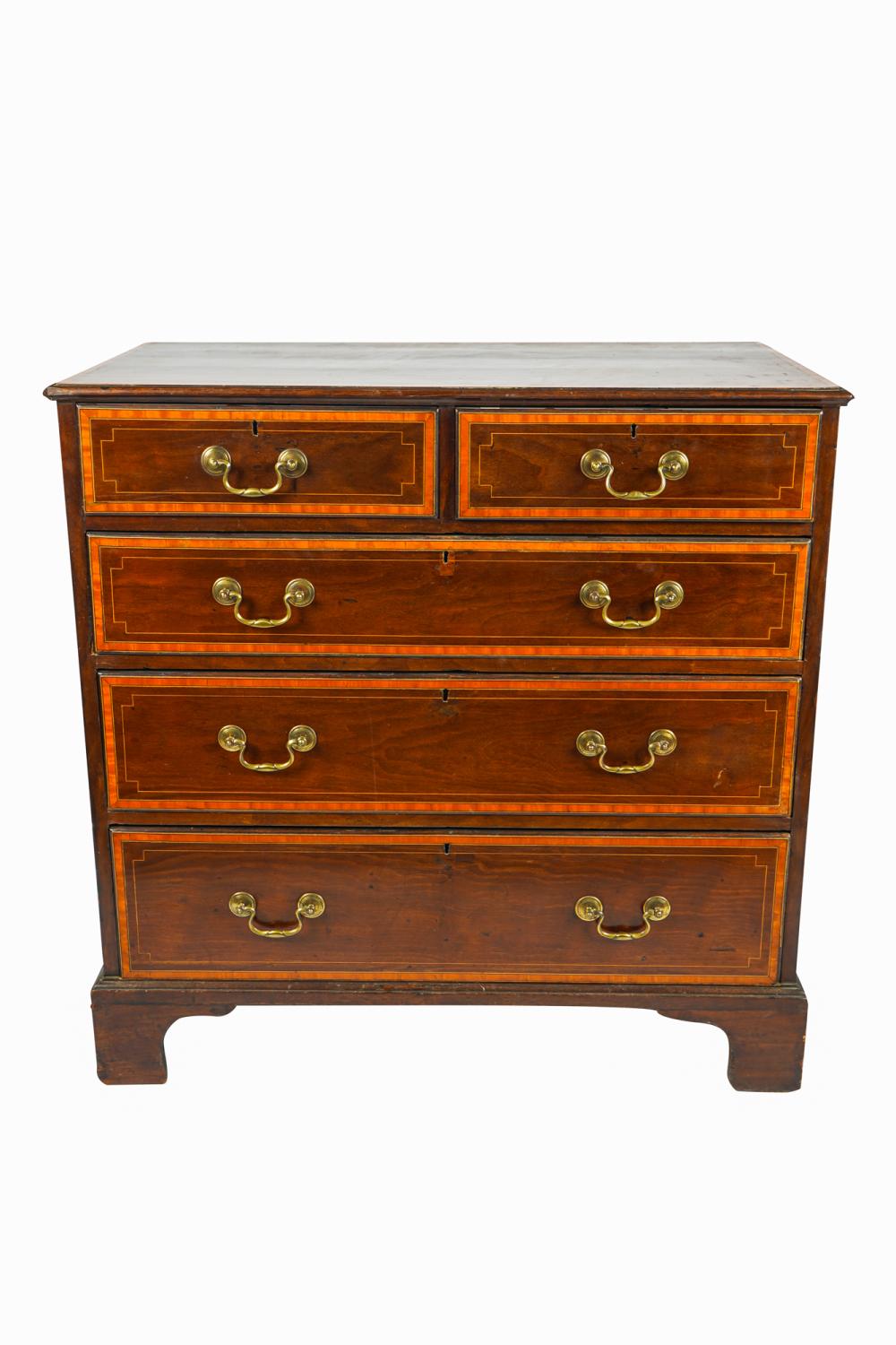 GEORGIAN-STYLE MAHOGANY CHEST OF