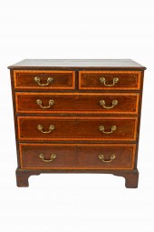 GEORGIAN-STYLE MAHOGANY CHEST
