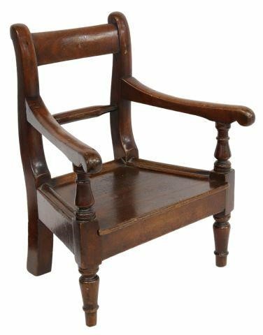 GEORGIAN STYLE MAHOGANY CHILD'S
