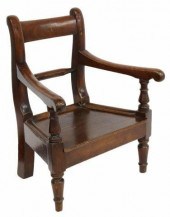 GEORGIAN STYLE MAHOGANY CHILD'