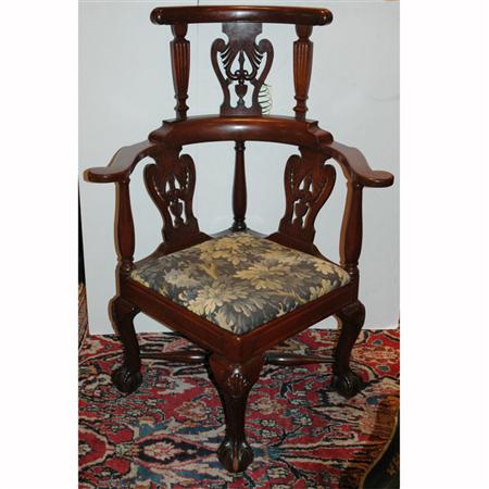 Georgian Style Mahogany Corner