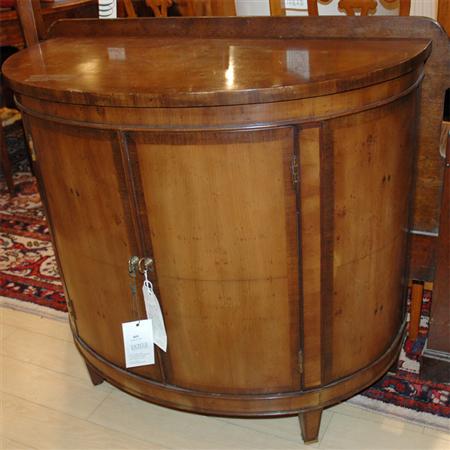 Georgian Style Mahogany Demilune