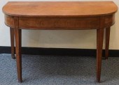 GEORGIAN STYLE MAHOGANY DEMILU