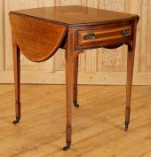 GEORGIAN STYLE MAHOGANY DROP L