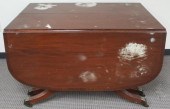 GEORGIAN STYLE MAHOGANY DROP-L