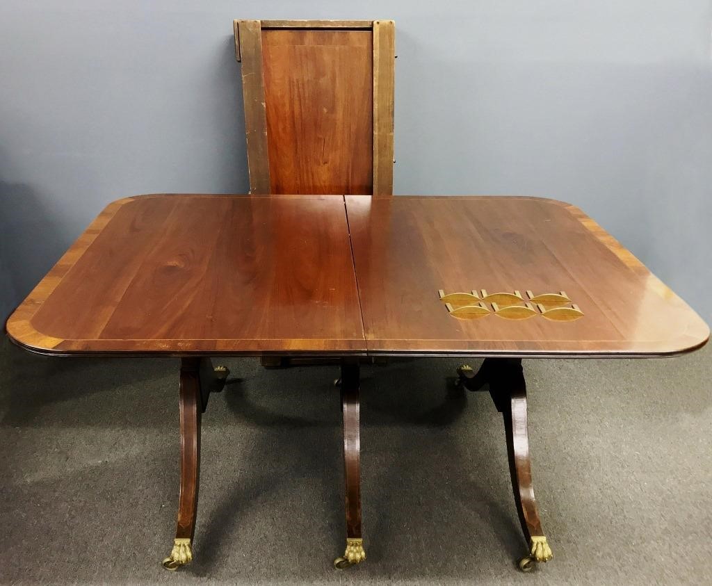 Georgian style mahogany inlaid