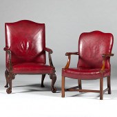 Georgian-style Mahogany Librar