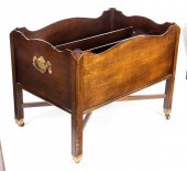 GEORGIAN STYLE MAHOGANY MAGAZI