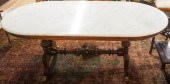 GEORGIAN STYLE MAHOGANY MARBLE