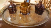 GEORGIAN STYLE MAHOGANY OVAL G