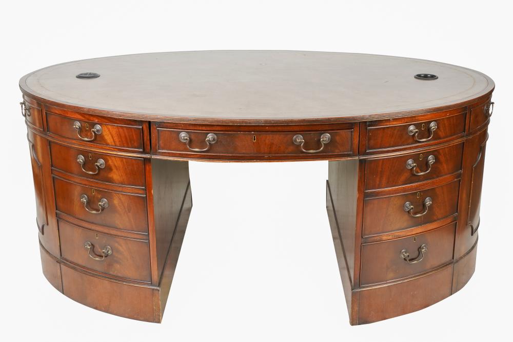 GEORGIAN STYLE MAHOGANY PARTNER'S