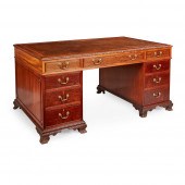 GEORGIAN STYLE MAHOGANY PEDEST