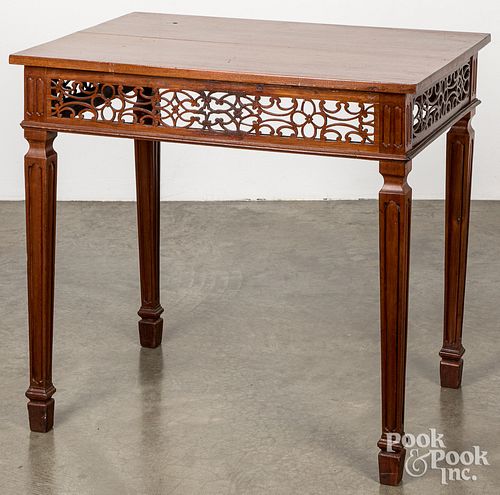 GEORGIAN STYLE MAHOGANY PIER TABLE,