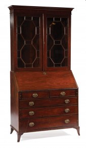 GEORGIAN-STYLE MAHOGANY SECRET