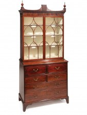 GEORGIAN-STYLE MAHOGANY SECRET