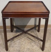 GEORGIAN STYLE MAHOGANY SIDE T