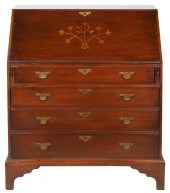 GEORGIAN-STYLE MAHOGANY SLANT-