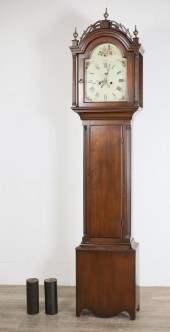GEORGIAN STYLE MAHOGANY TALL C
