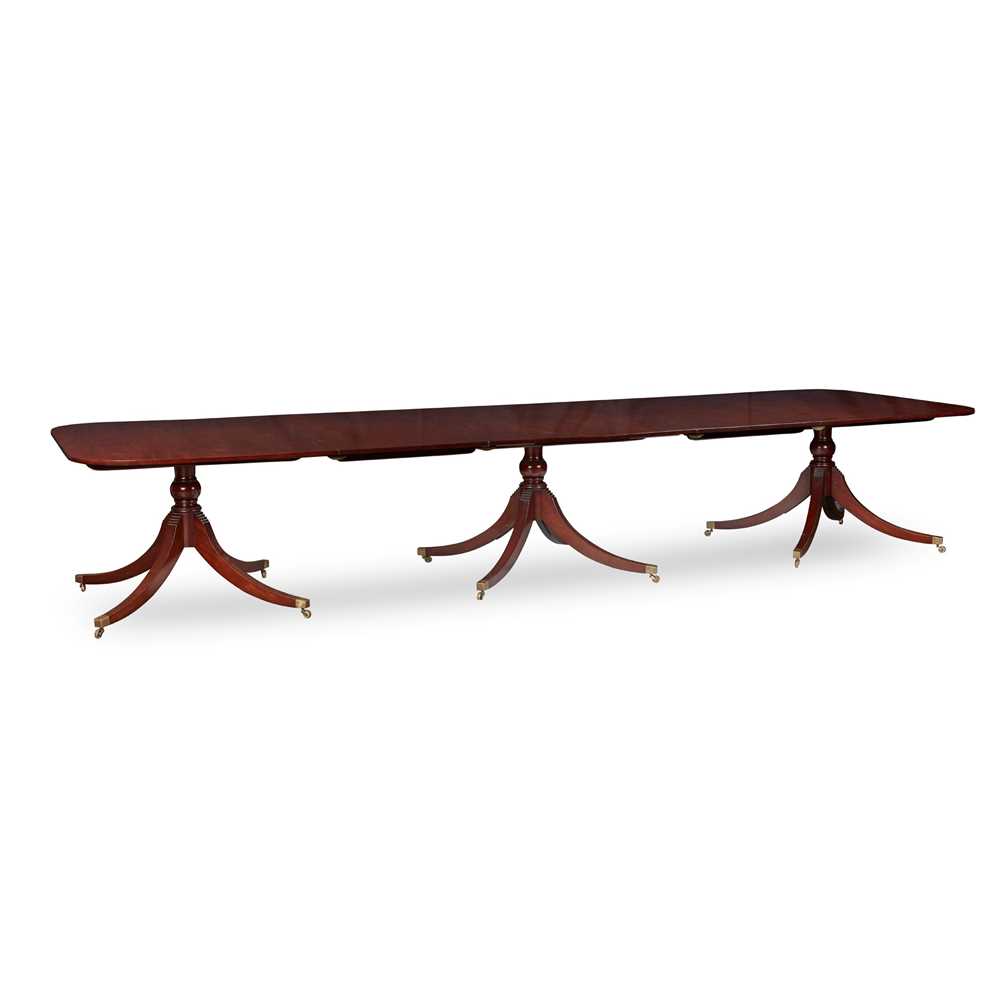 GEORGIAN STYLE MAHOGANY THREE