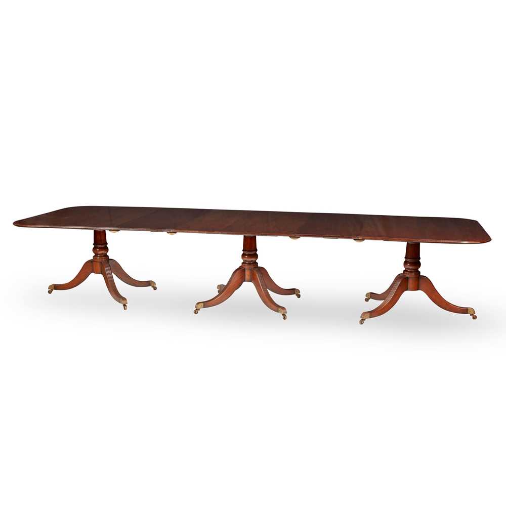 GEORGIAN STYLE MAHOGANY THREE