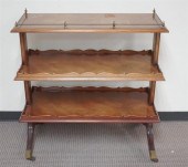 GEORGIAN STYLE MAHOGANY THREE-