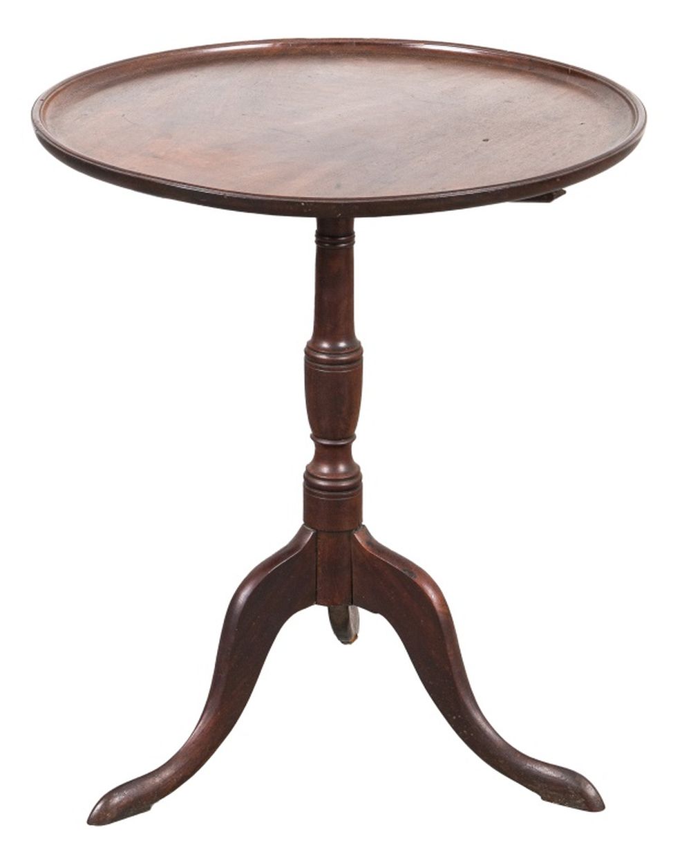 GEORGIAN STYLE MAHOGANY TILT TOP