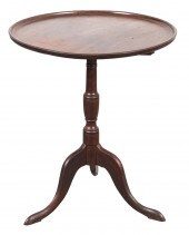 GEORGIAN STYLE MAHOGANY TILT T
