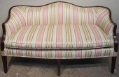 GEORGIAN STYLE MAHOGANY UPHOLS
