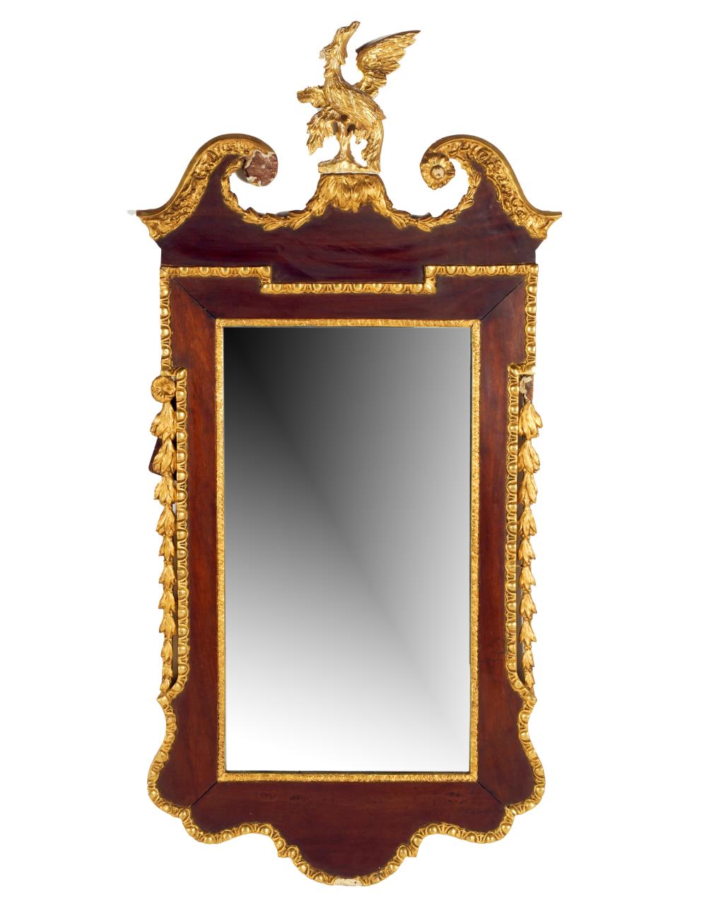 GEORGIAN-STYLE MAHOGANY WALL