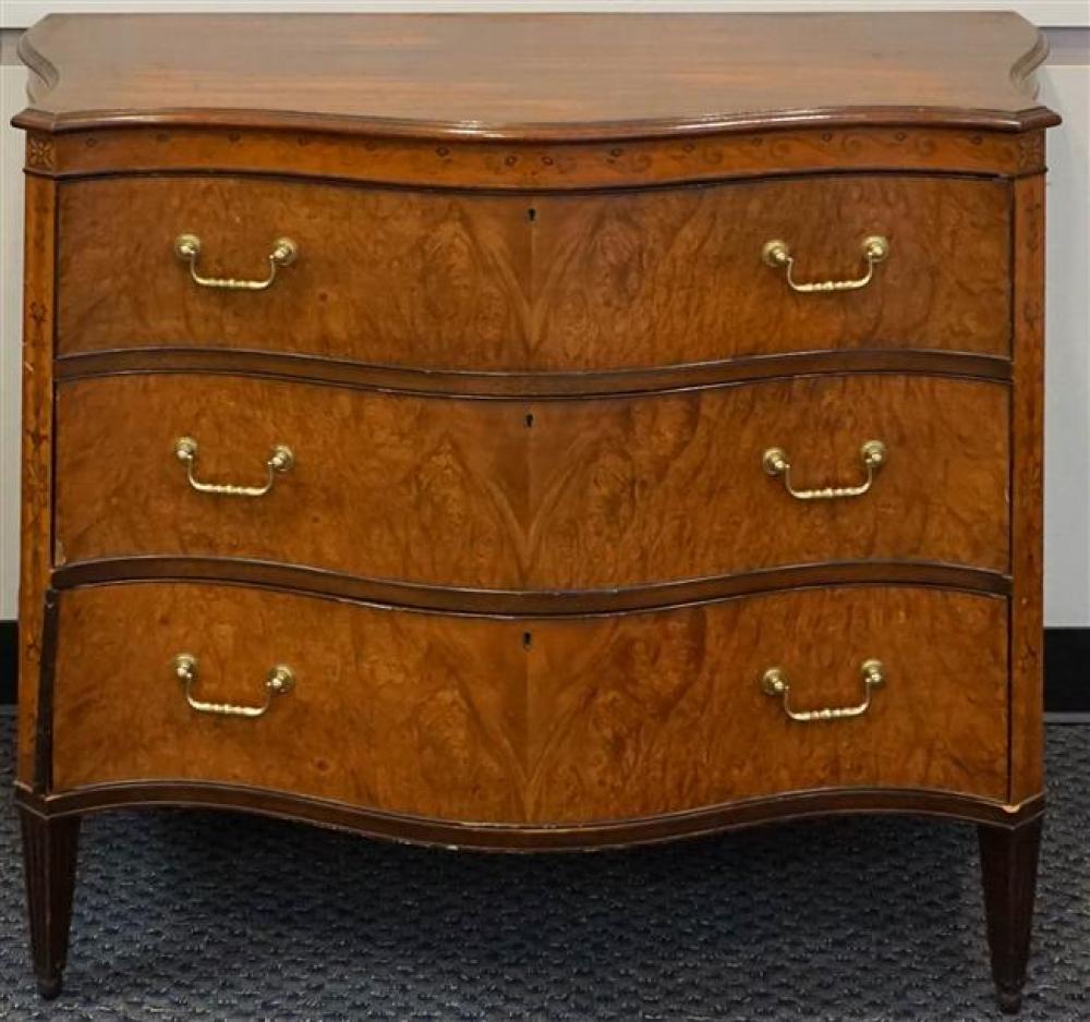 GEORGIAN STYLE MARQUETRY INLAID