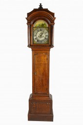 GEORGIAN STYLE OAK TALL CASE C