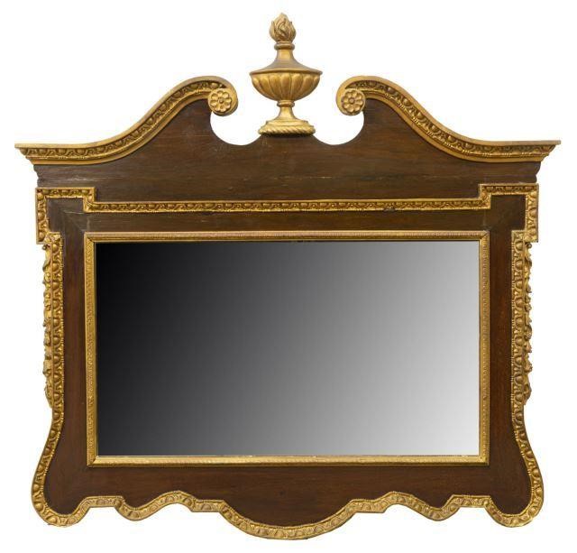 GEORGIAN STYLE PARCEL GILT MAHOGANY