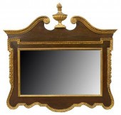 GEORGIAN STYLE PARCEL GILT MAH