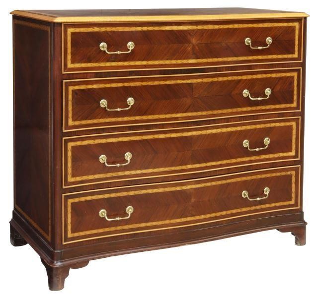 GEORGIAN STYLE ROSEWOOD CHEST OF