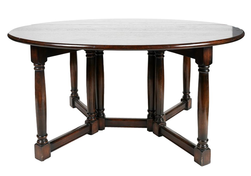 GEORGIAN-STYLE STAINED OAK